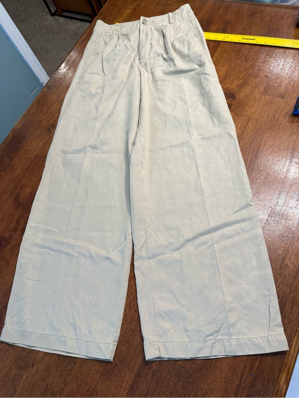 Madewell The Harlow Wide-Leg Pant Drapey Twill Pleated Trouser 0 Neutral